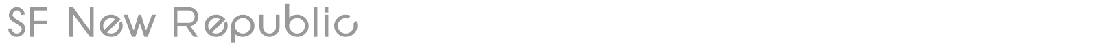 SF New Republic font preview